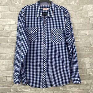 Michael Brandon Checked Button Down Shirt